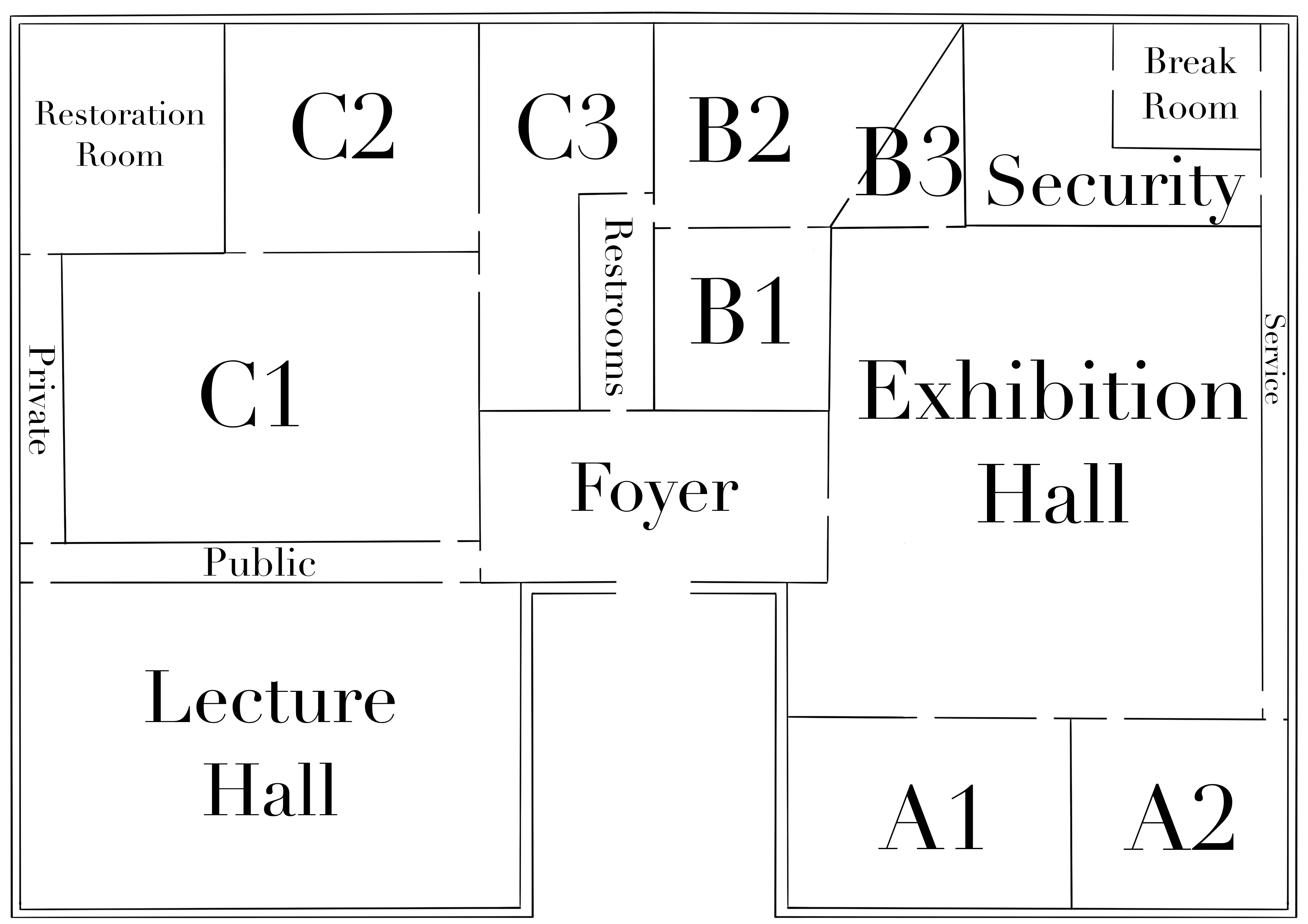 Blue Museum Map